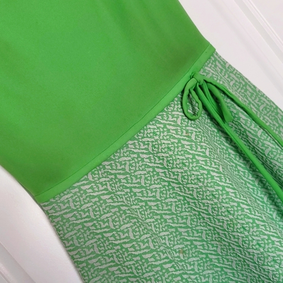 Vintage lime green dress - Picture 5 of 14